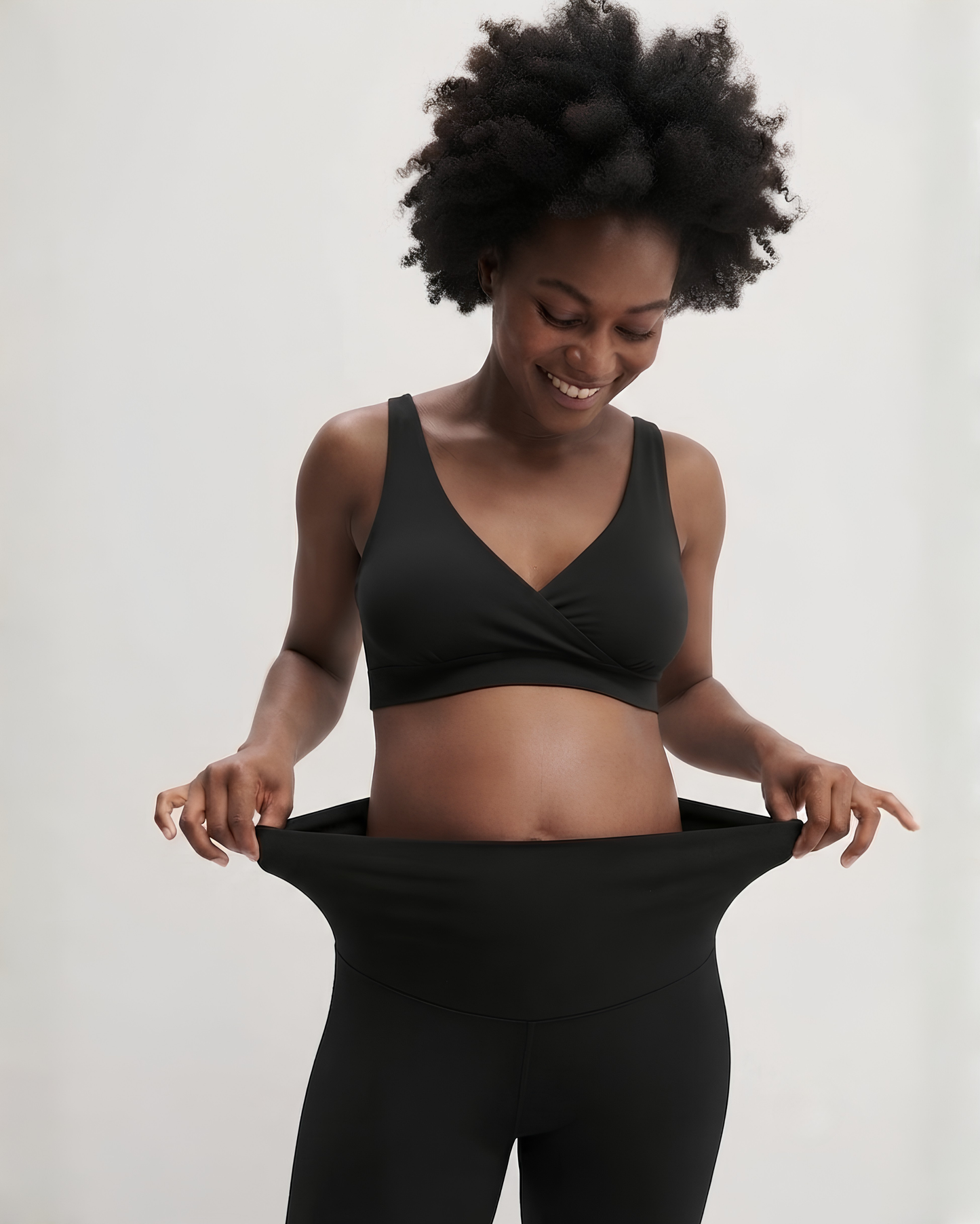 Legging maternité taille haute