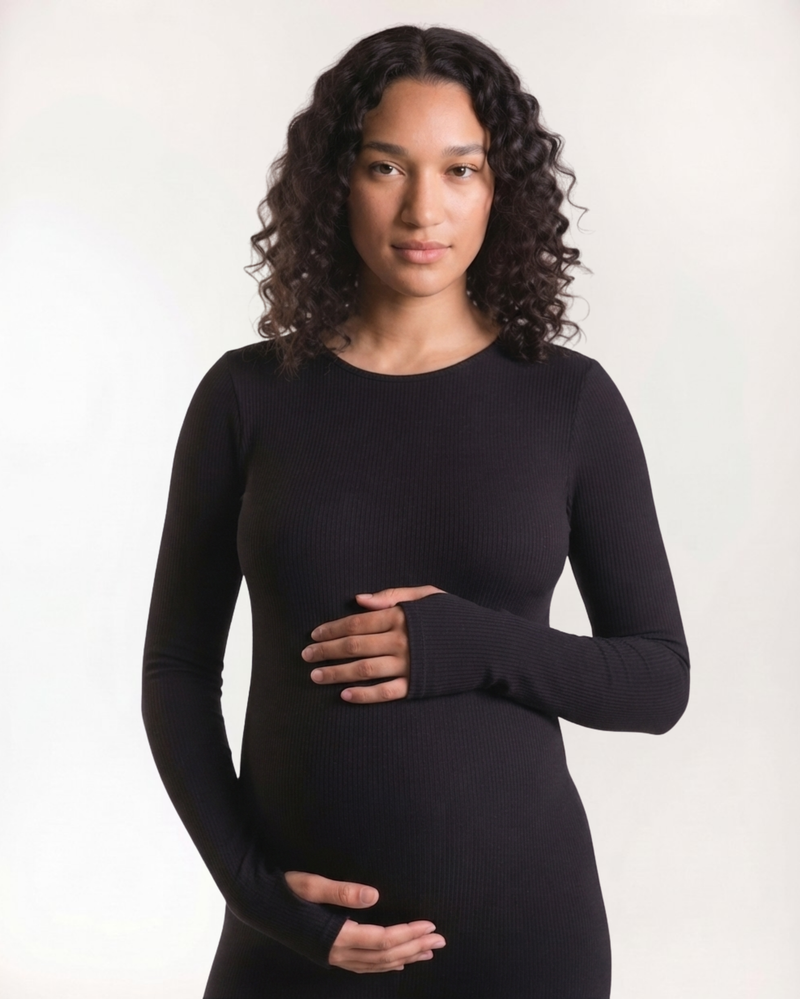 Combinaison maternité manches longues