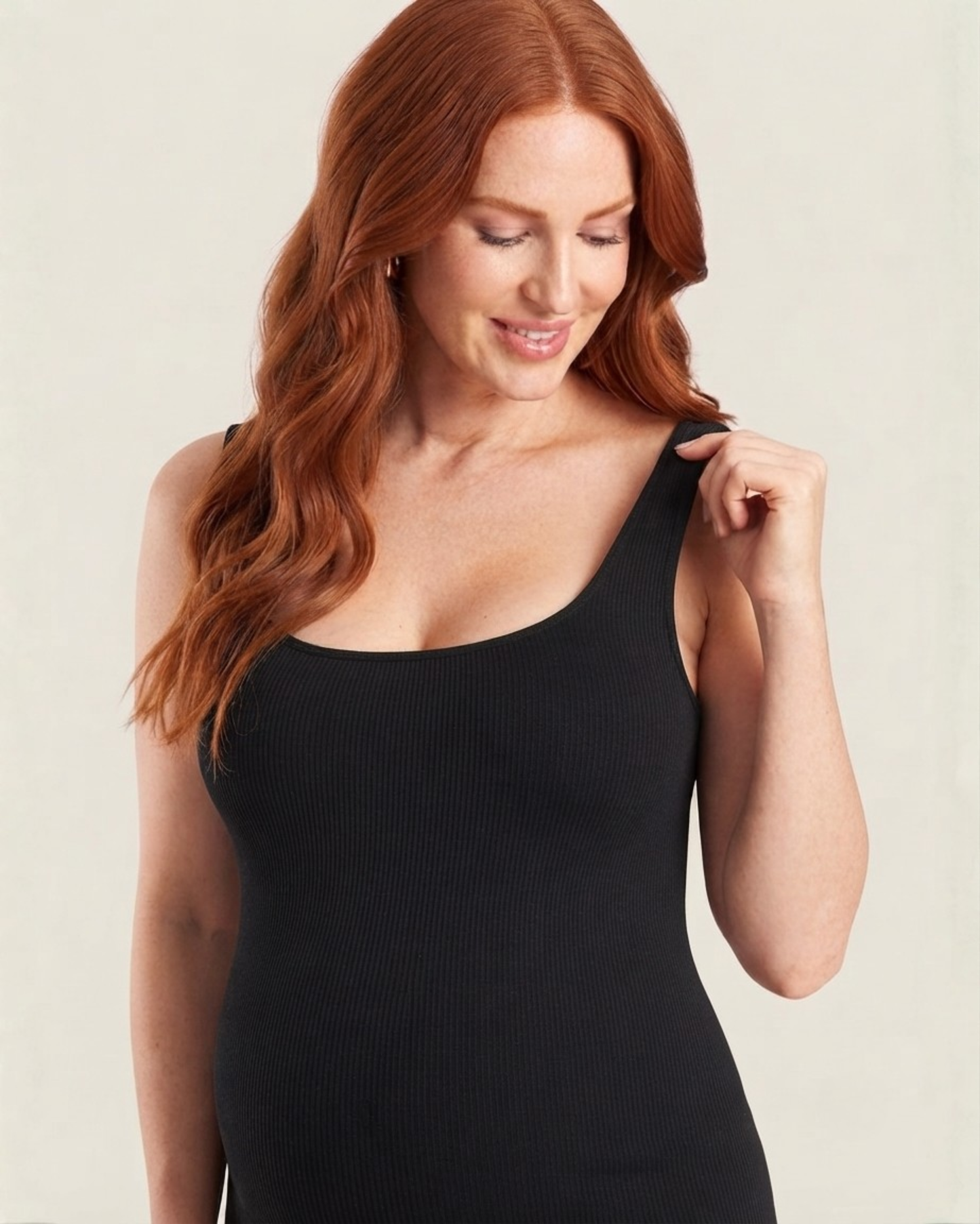 Combinaison maternité côtelée short